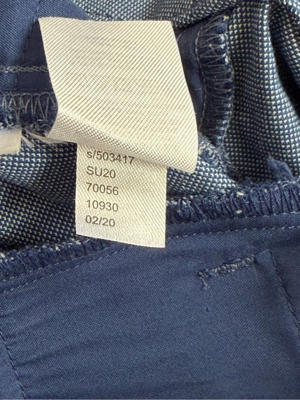 LOFT Women's Blue & White Pants Size 8 Curvy - Picture 7 of 9